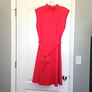 Mock-Neck Flare Dress Magic Crepe (NY & Co.)